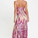 Spaghetti Strap Art Deco Sequins Maxi Dress
