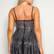 Spaghetti Strap Rhinestone Hot Fix Mini Dress