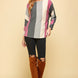 Striped Dolman Sleeves Top