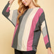 Striped Dolman Sleeves Top
