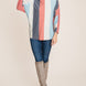 Striped Dolman Sleeves Top