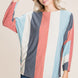 Striped Dolman Sleeves Top