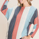 Striped Dolman Sleeves Top