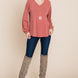Casual V Neck Basic Long Sleeve Top
