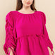 Round Neckline Babydoll Top