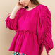 Round Neckline Babydoll Top