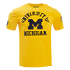 Michigan Wolverines - NCAA University of Michigan Classic Men's Stacked Logo T-Shirt