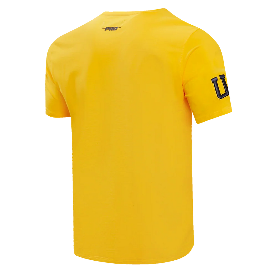 Michigan Wolverines - NCAA University of Michigan Classic Men's Stacked Logo T-Shirt