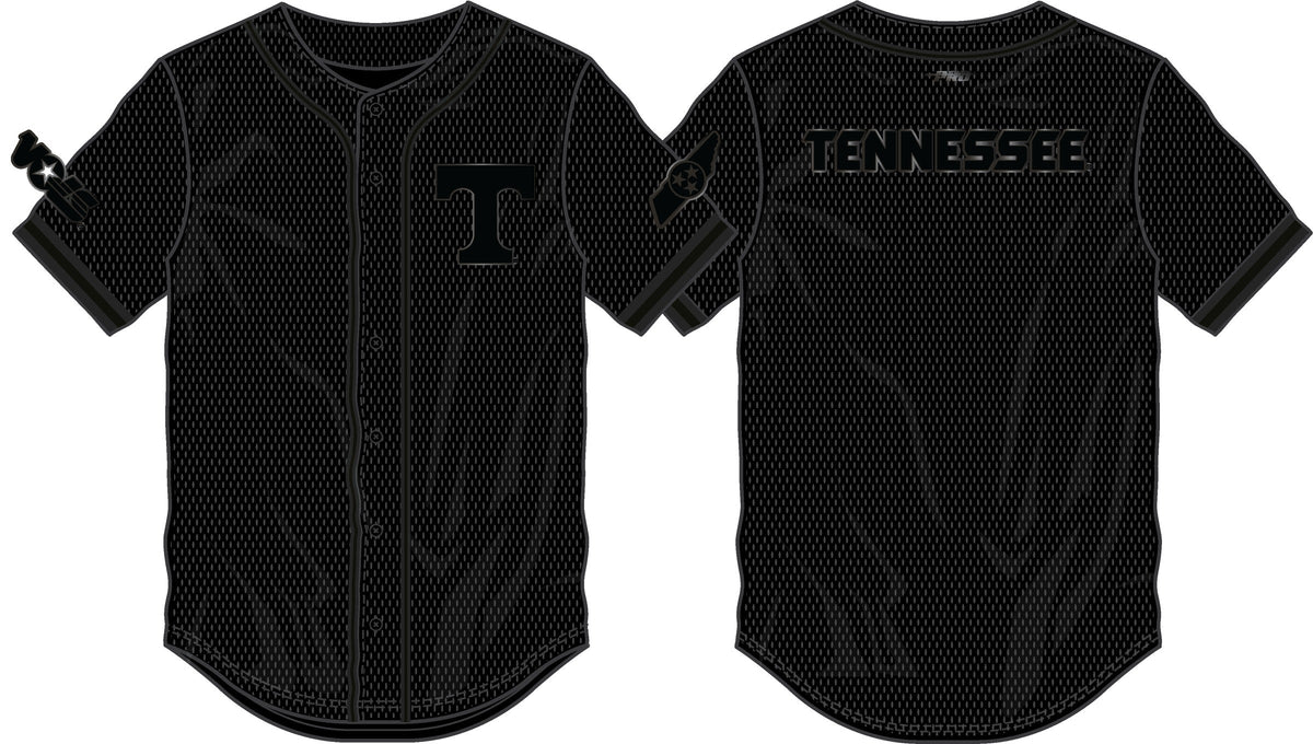 Tennessee Volunteers - NCAA University of Tennessee at Knoxville Triple Black Logo Jersey
