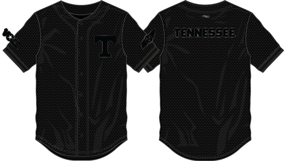 Tennessee Volunteers - NCAA University of Tennessee at Knoxville Triple Black Logo Jersey