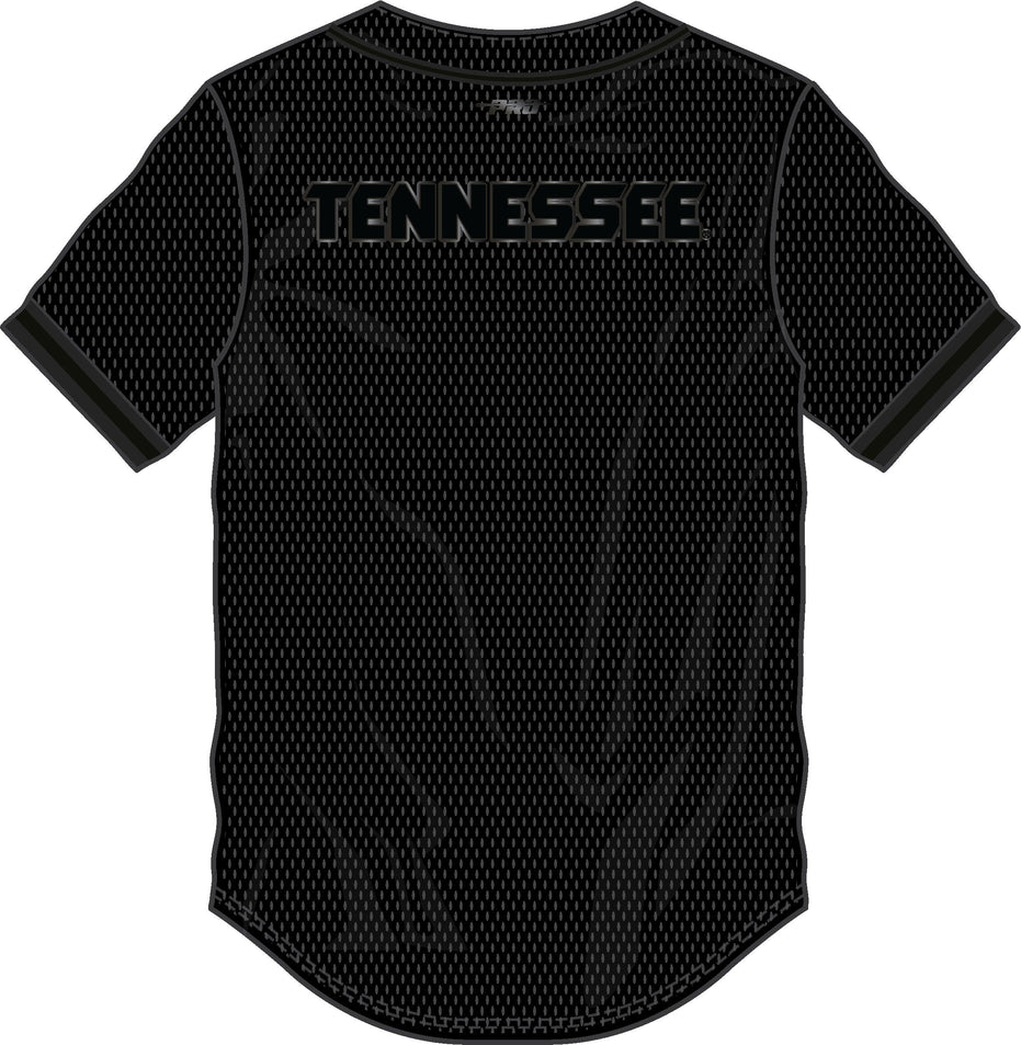 Tennessee Volunteers - NCAA University of Tennessee at Knoxville Triple Black Logo Jersey