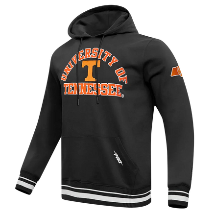 Tennessee Volunteers - NCAA University of  Tennessee Classic Stacked Logo Fleece Pullover Hoodie