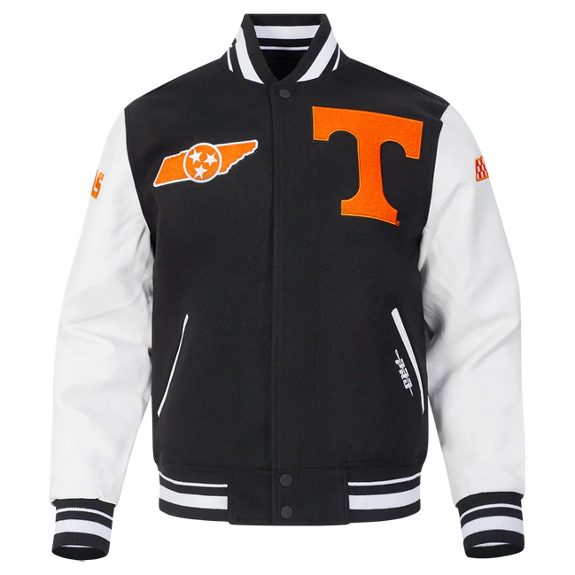 Tennessee Volunteers - NCAA University of Tennessee Classic Men's Rib Wool Varsity Jacket