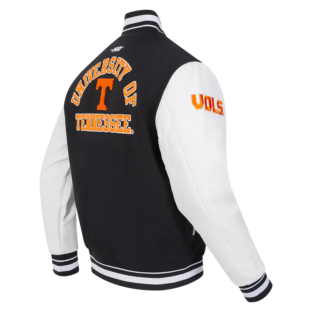 Tennessee Volunteers - NCAA University of Tennessee Classic Men's Rib Wool Varsity Jacket