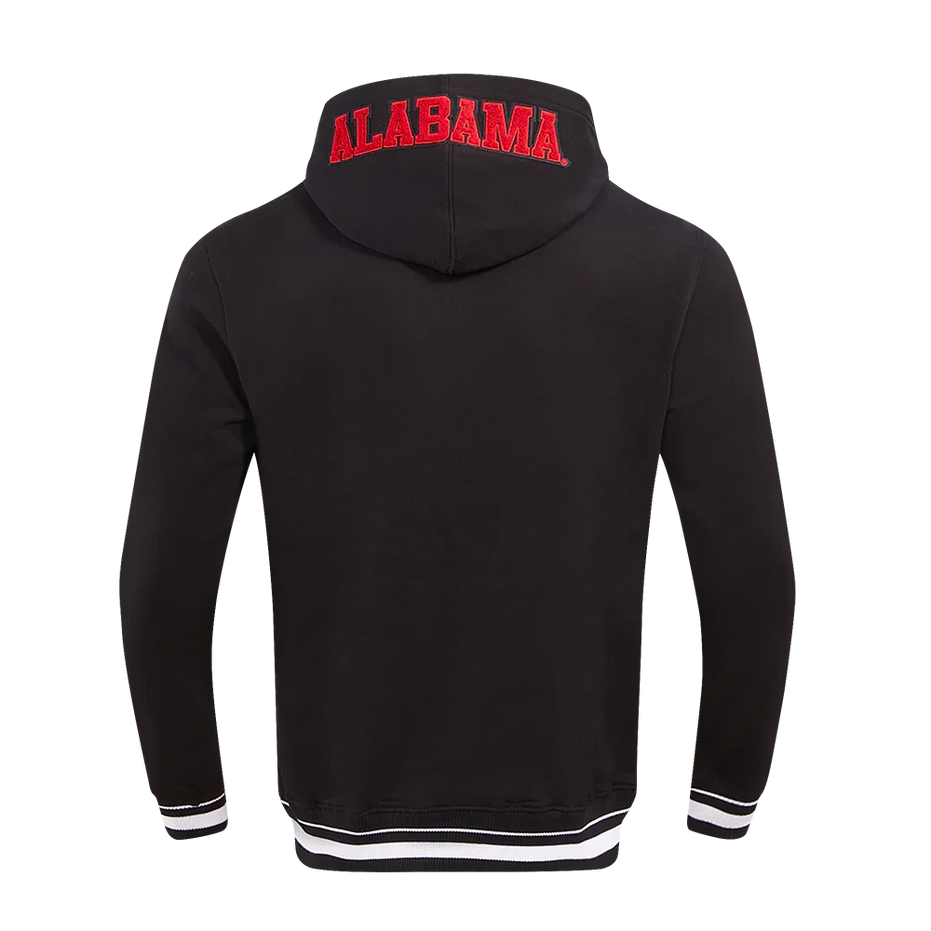Alabama Crimson Tide - NCAA University of Alabama Classic Stacked Logo Fleece Pullover Hoodie