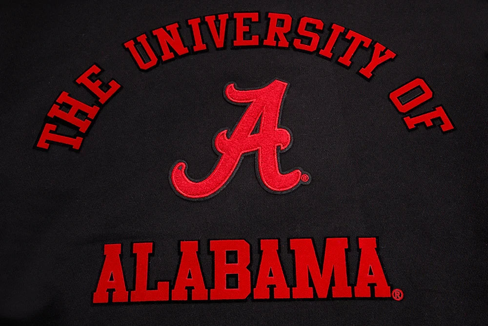 Alabama Crimson Tide - NCAA University of Alabama Classic Stacked Logo Fleece Pullover Hoodie