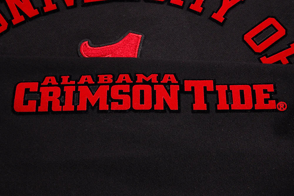 Alabama Crimson Tide - NCAA University of Alabama Classic Stacked Logo Fleece Pullover Hoodie