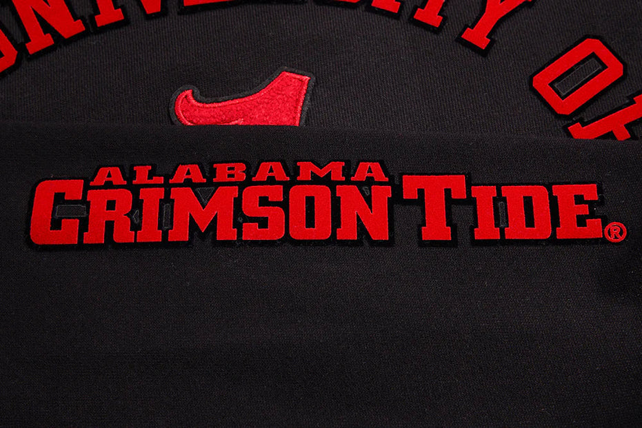 Alabama Crimson Tide - NCAA University of Alabama Classic Stacked Logo Fleece Pullover Hoodie