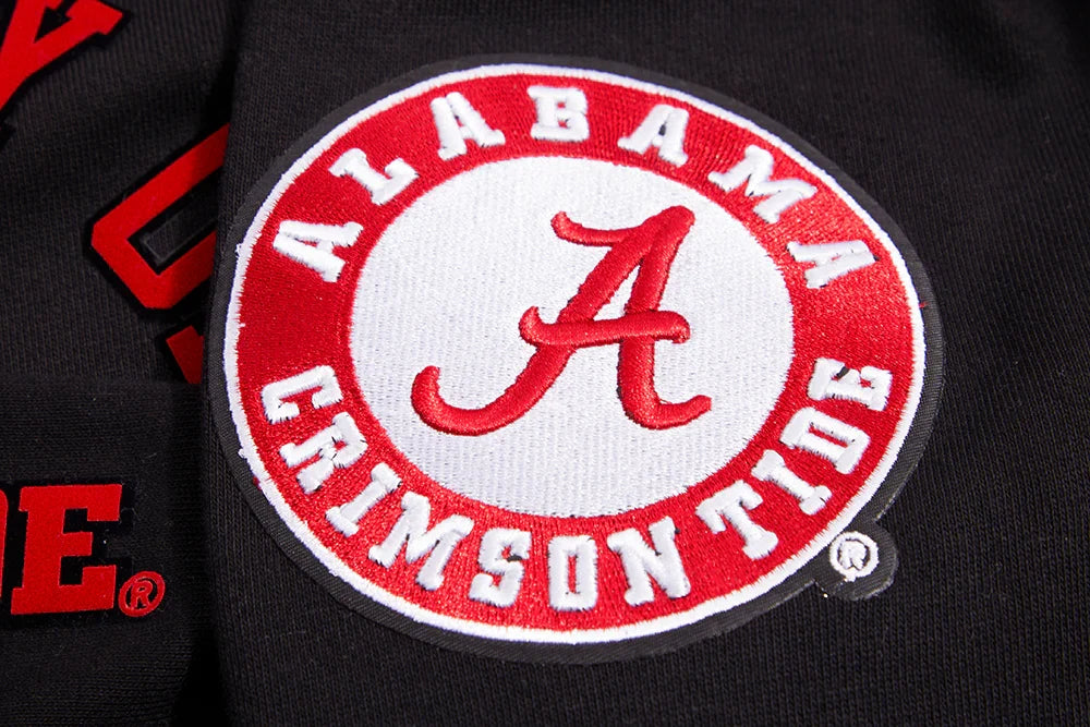 Alabama Crimson Tide - NCAA University of Alabama Classic Stacked Logo Fleece Pullover Hoodie