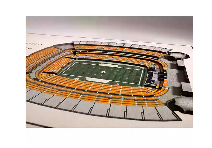 Pittsburgh Steelers - 5-Layer StadiumViews 3D Wall Art