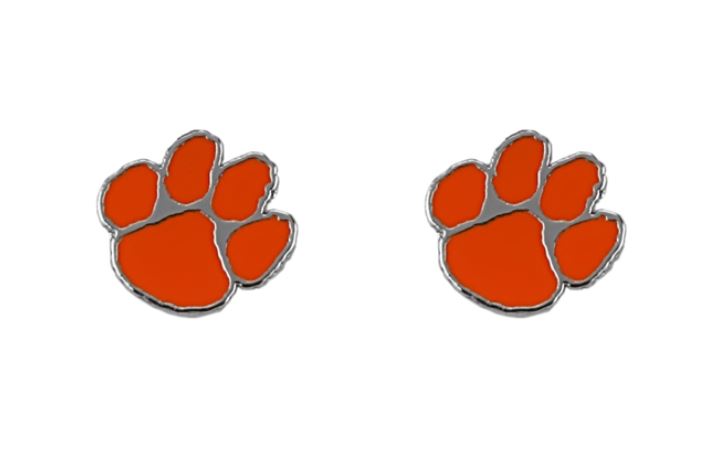 University of Clemson - Clemson Tigers - Logo Stud Earrings