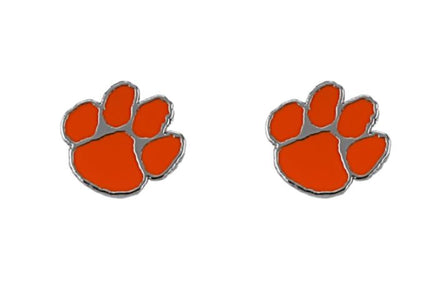 University of Clemson - Clemson Tigers - Logo Stud Earrings