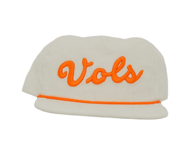 Tennessee Volunteers - Corduroy White Vols Script Hat