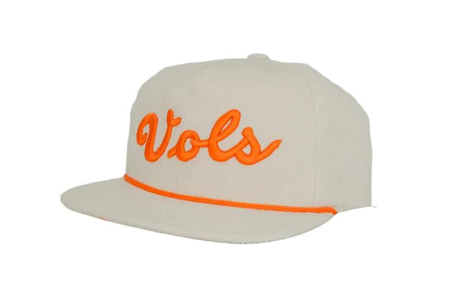 Tennessee Volunteers - Corduroy White Vols Script Hat