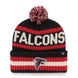 Atlanta Falcons - Black Bering Cuff Knit Hat, 47 Brand