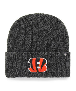 Cincinnati Bengals - Black Brain Freeze Cuff Knit, 47 Brand