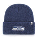 Seatle Seahawks - Light Navy Brain Freeze Cuff Knit Hat, 47 Brand
