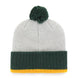 Green Bay Packers - Gray Crisp Cuff Knit, 47 Brand