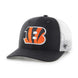 Cincinnati Bengals - Black W/Strap Trucker Hat, 47 Brand