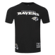 Baltimore Ravens - NFL Classic Mesh Men's Single Jersey Striped T-Shirt