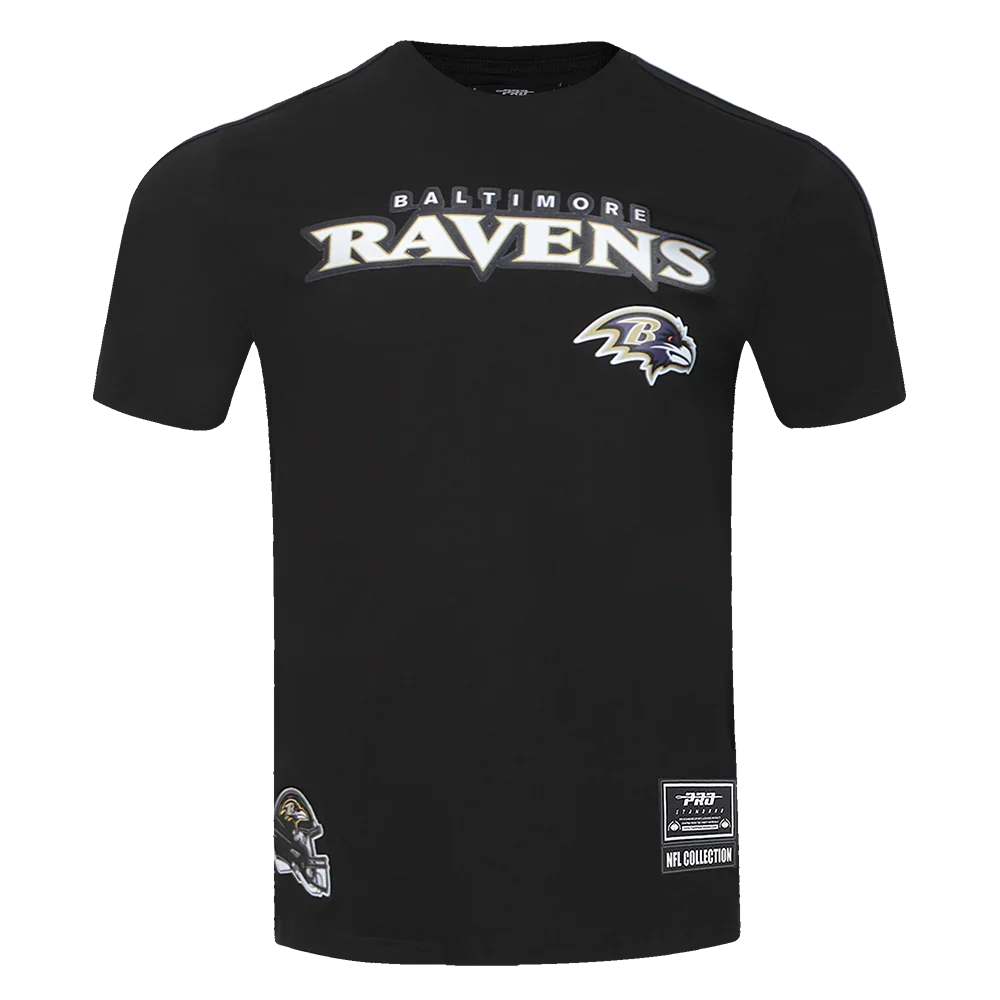 Baltimore Ravens - NFL Classic Mesh Men's Single Jersey Striped T-Shirt