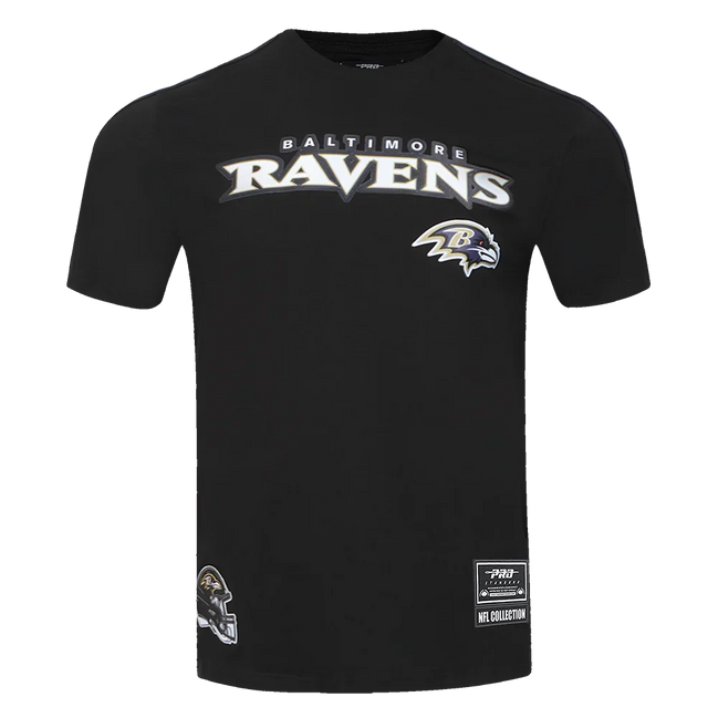 Baltimore Ravens - NFL Classic Mesh Men's Single Jersey Striped T-Shirt