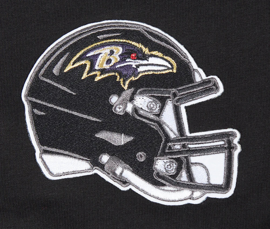 Baltimore Ravens - NFL Classic Mesh Men's Single Jersey Striped T-Shirt