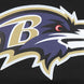 Baltimore Ravens - NFL Classic Mesh Men's Single Jersey Striped T-Shirt
