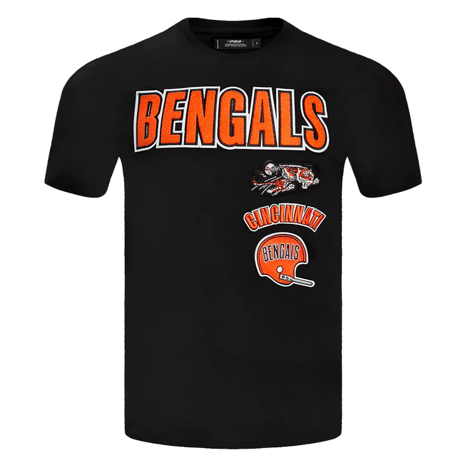 Cincinnati Bengals NFL - Retro Classic Men's Stiped Adult T-Shirt