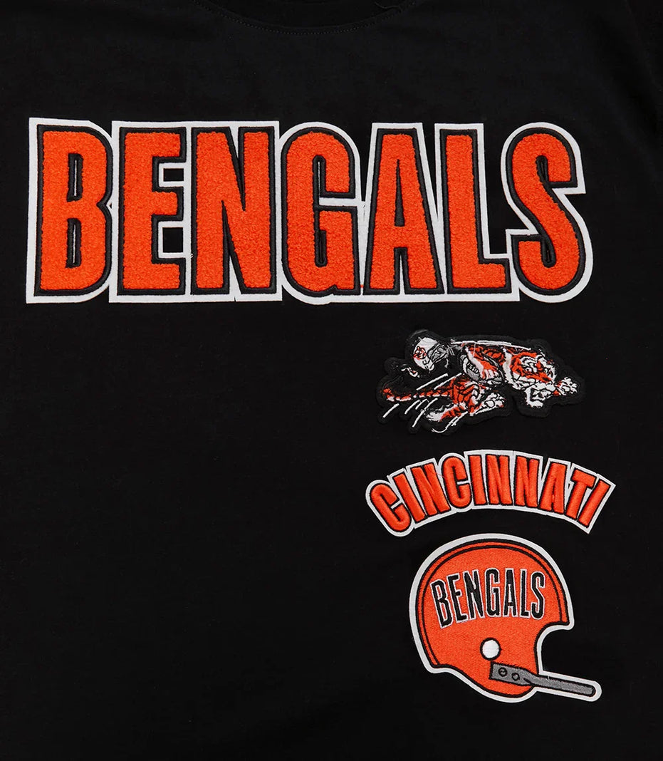 Cincinnati Bengals NFL - Retro Classic Men's Stiped Adult T-Shirt
