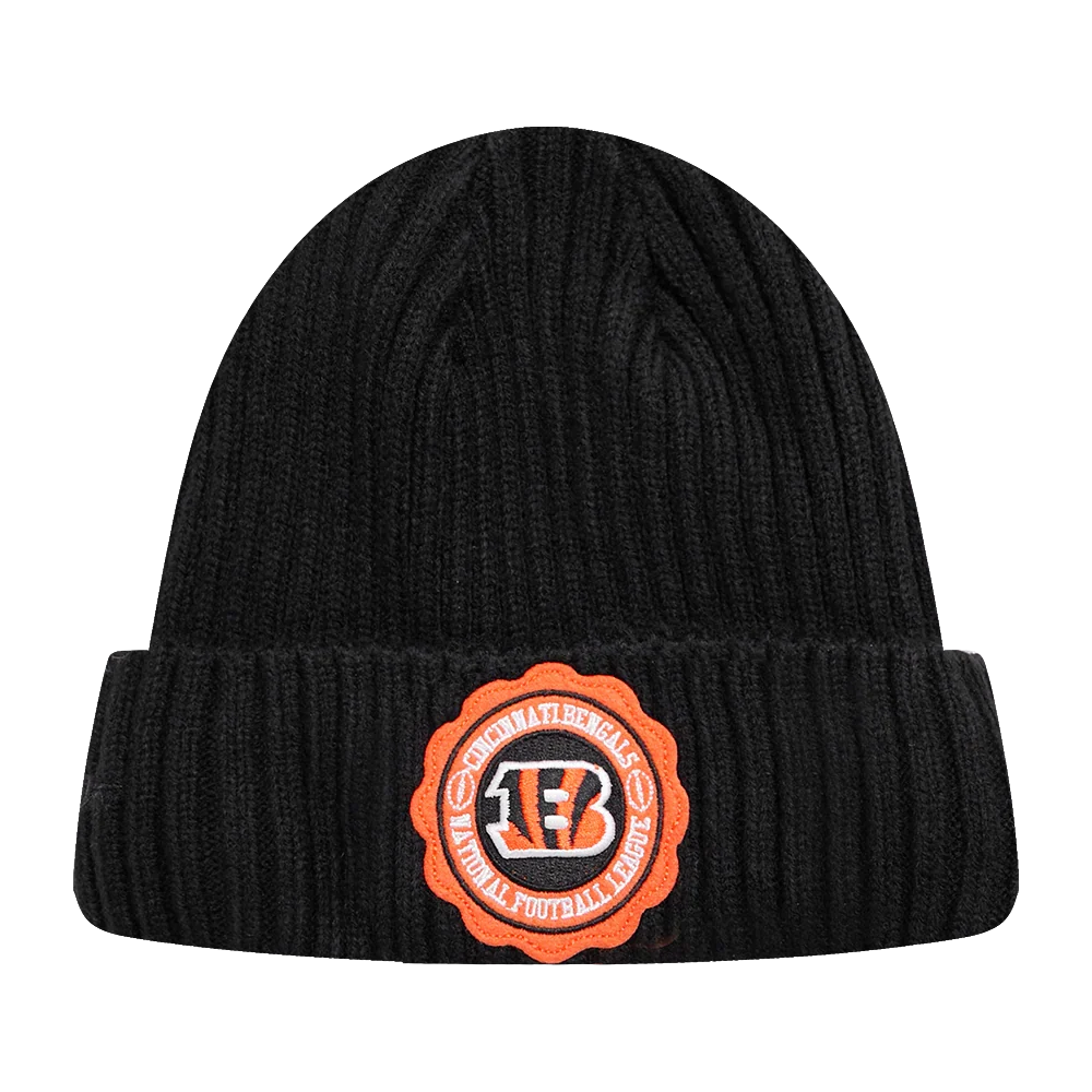 Cincinnati Bengals - NFL Crest Emblem Unisex Cuff Knit Beanie