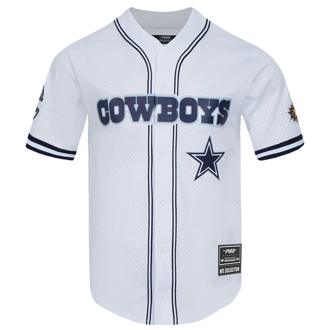 Dallas Cowboys NFL - Logo Classic Mesh Bottom Down Men's Adult Shirt