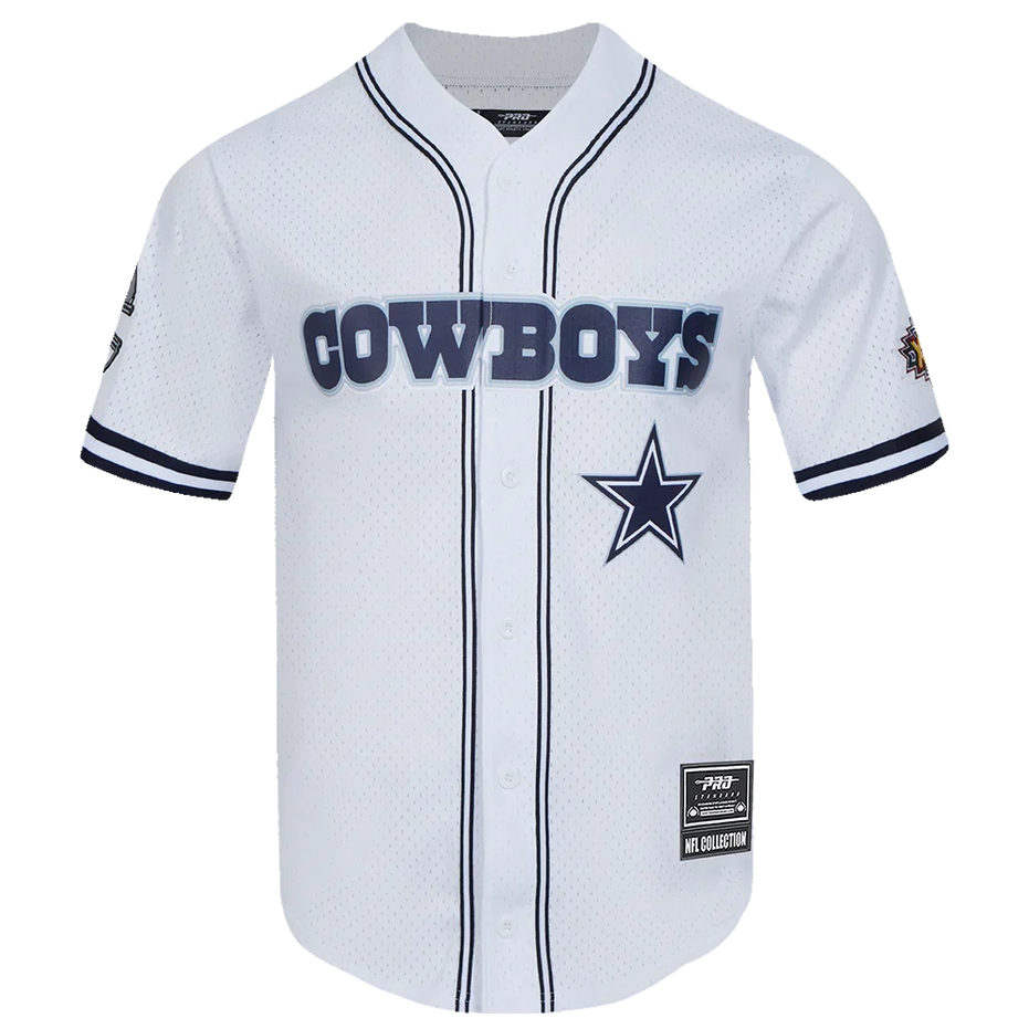 Dallas Cowboys NFL - Logo Classic Mesh Bottom Down Men's Adult Shirt