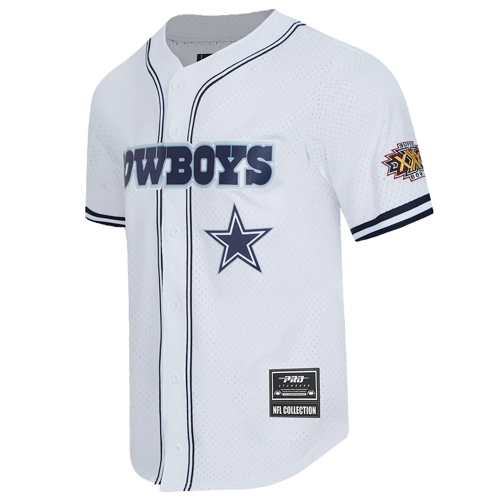 Dallas Cowboys NFL - Logo Classic Mesh Bottom Down Men's Adult Shirt
