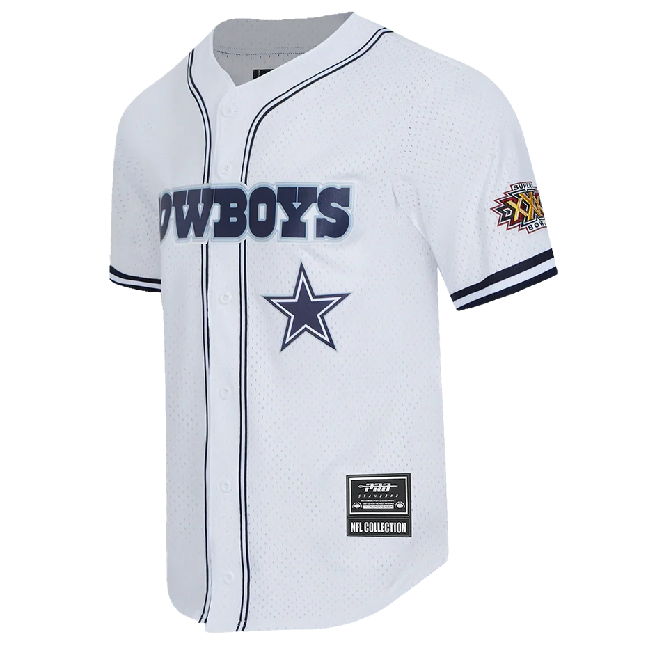 Dallas Cowboys NFL - Logo Classic Mesh Bottom Down Men's Adult Shirt