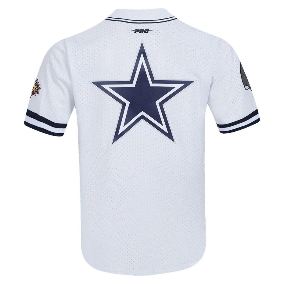 Dallas Cowboys NFL - Logo Classic Mesh Bottom Down Men's Adult Shirt