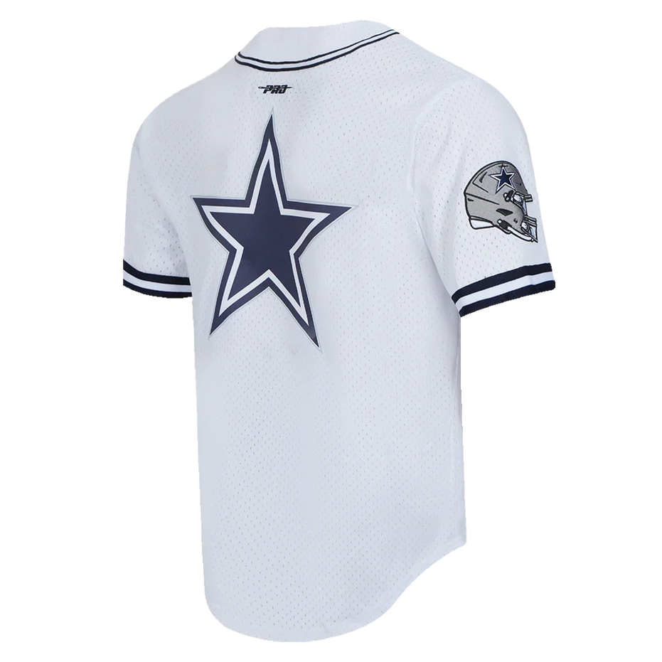 Dallas Cowboys NFL - Logo Classic Mesh Bottom Down Men's Adult Shirt