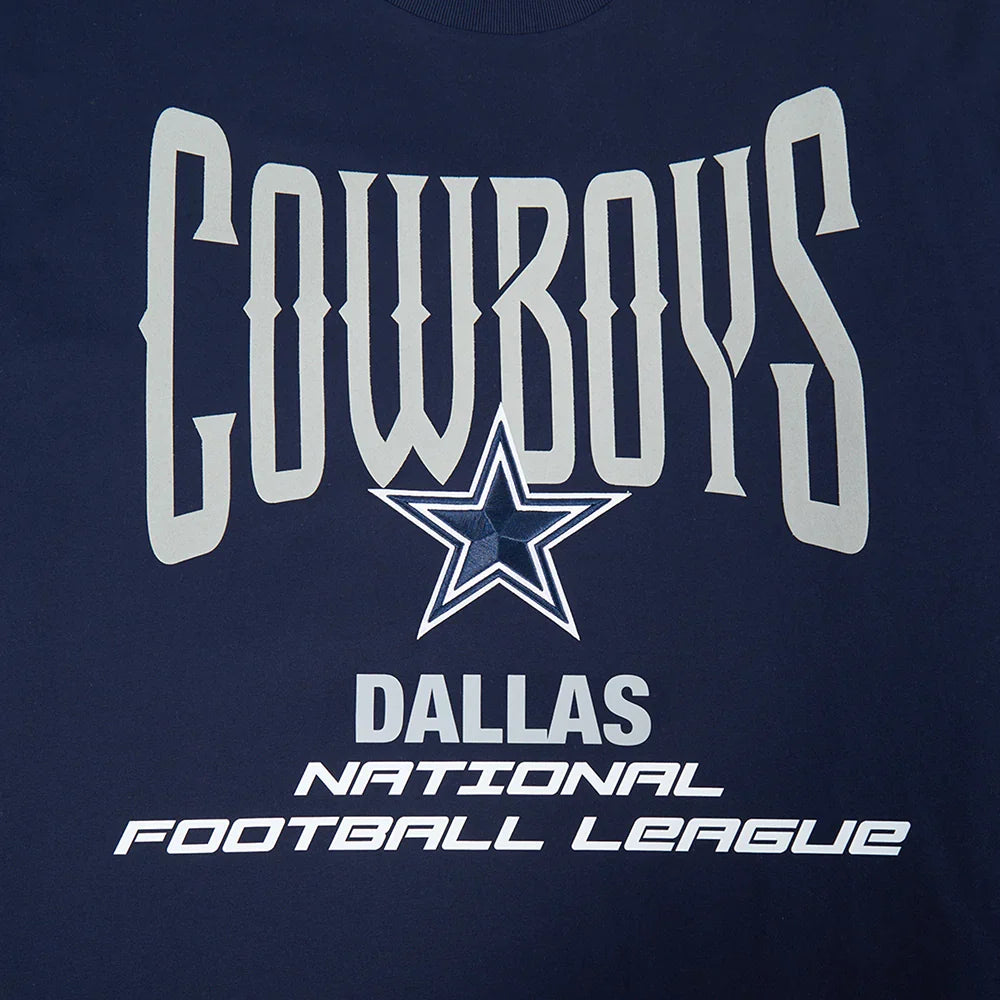 Dallas Cowboys - NFL City Tour 2.0 Men's Cotton Jersey Drop Shoulder T-Shirt
