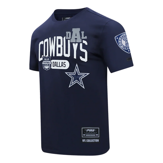 Dallas Cowboys - NFL Letterman Men's Short Sleeve Tee T-Shirt
