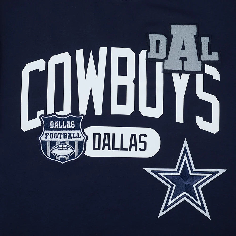 Dallas Cowboys - NFL Letterman Men's Short Sleeve Tee T-Shirt